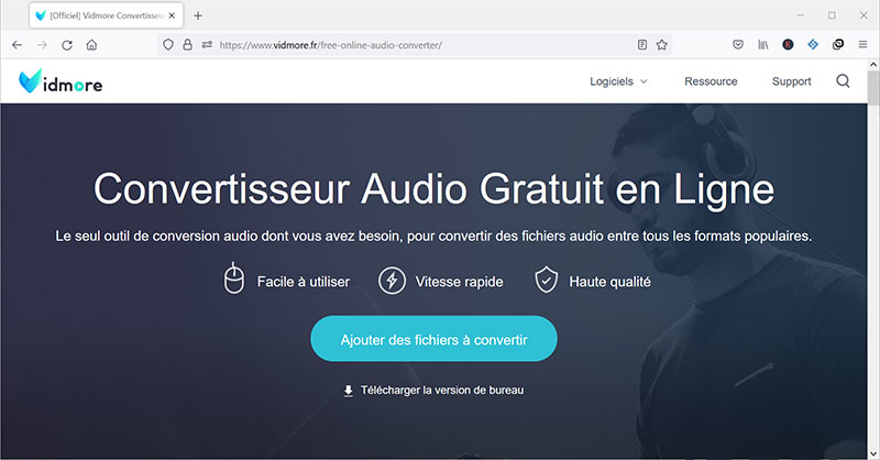 Vidmore Convertisseur Audio Gratuit en Ligne