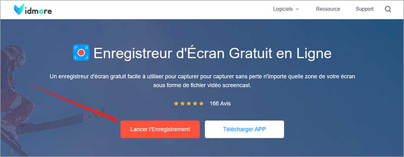 Lancer l'Enregistreur d'Écran Gratuit en Ligne