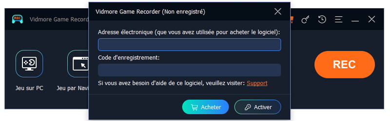 Vidmore Game Recorder