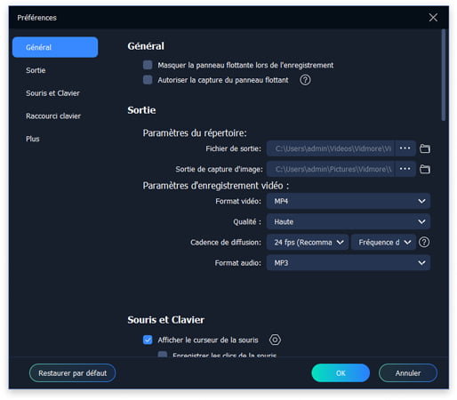 Vidmore Game Recorder