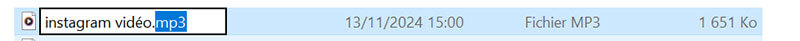 Changer le format MP4 en MP3