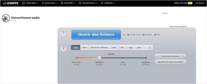 123APPS - Convertisseur Audio