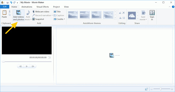 Ajouter une vidéo à Windows Movie Maker