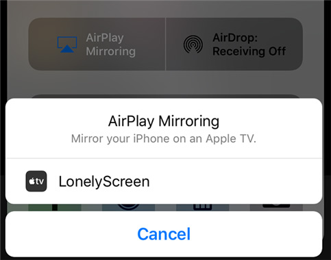 Airplay à Lonelyscreen