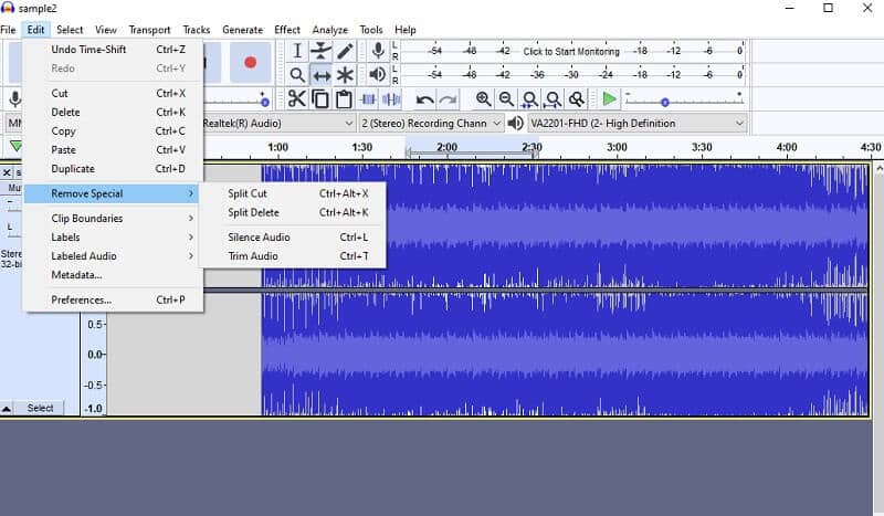 Audacity Améliorer les fichiers audio