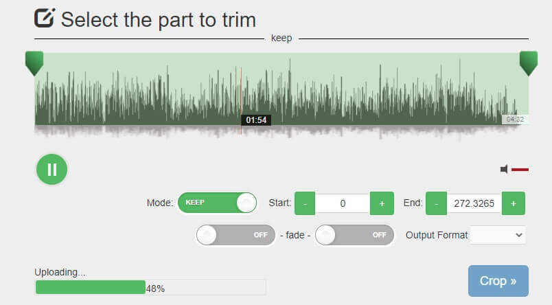 Audio Trimmer Éditeur audio en ligne