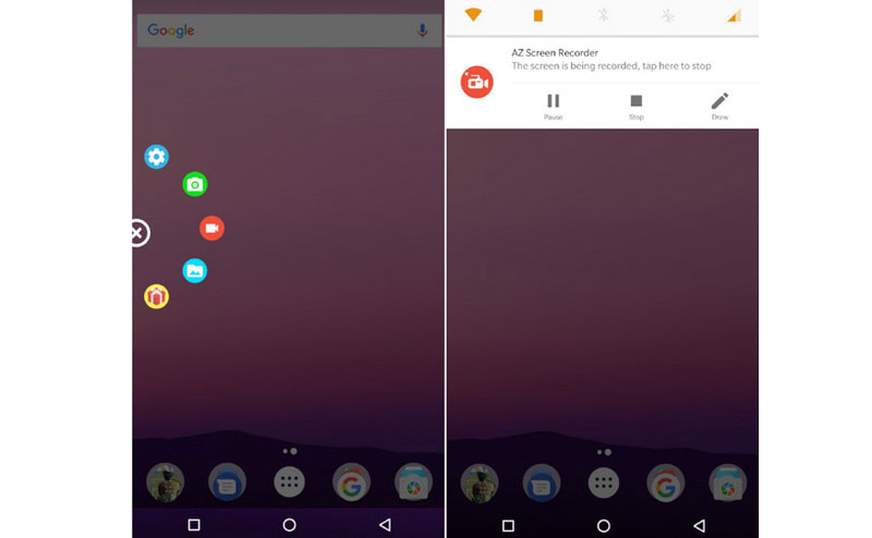 Enregistrement d'écran dans TikTok sur Android