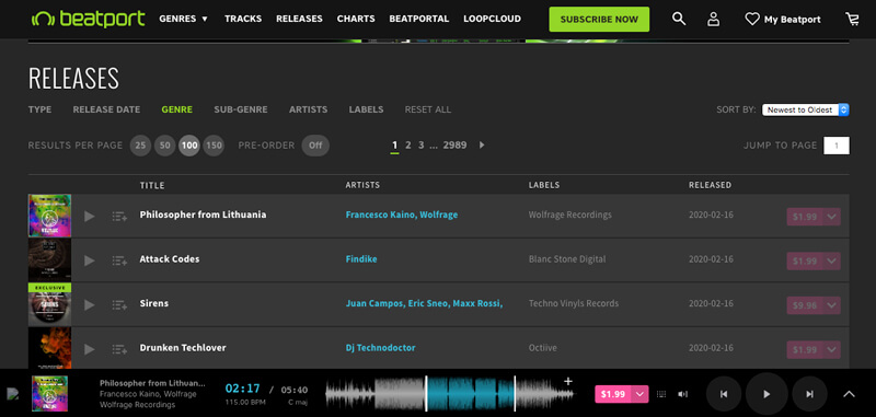 Musique de Beatport