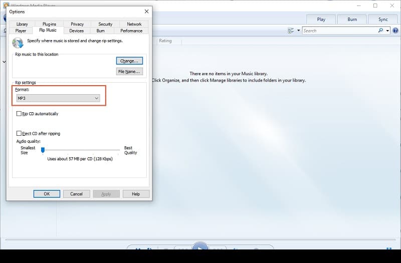 Convertir AMR en MP3 Windows Media Player