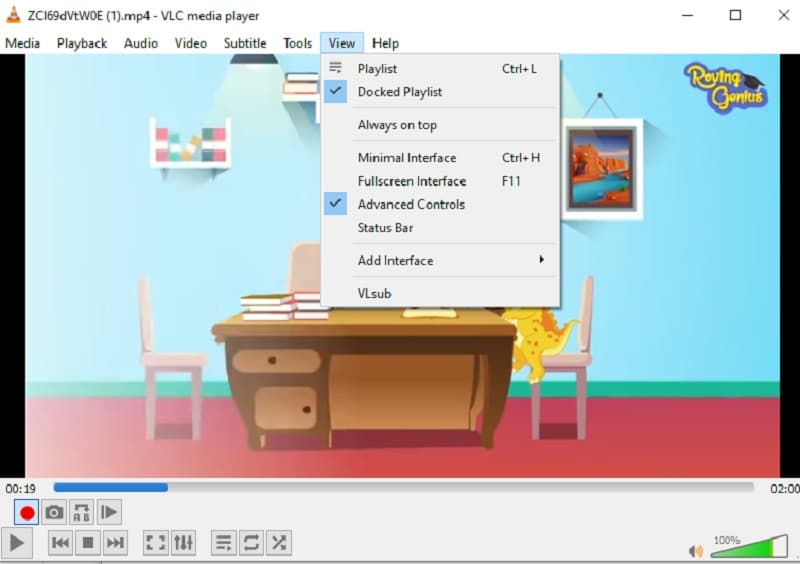 Couper la vidéo avec VLC sous Windows
