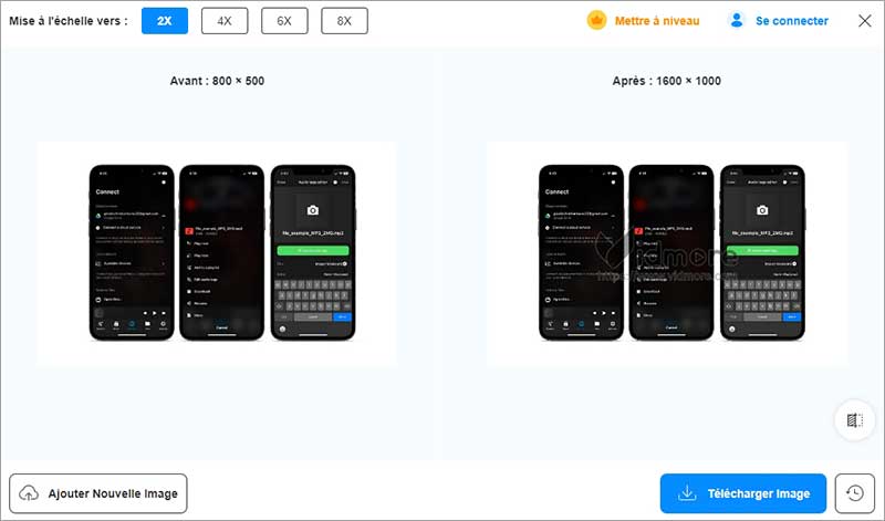 Vidmore Image Upscaler Gratuit en Ligne