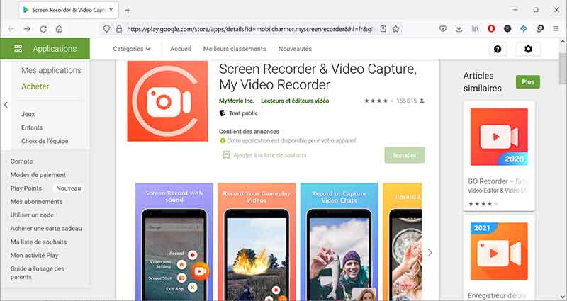 Enregistrer un appel vidéo sur Android
