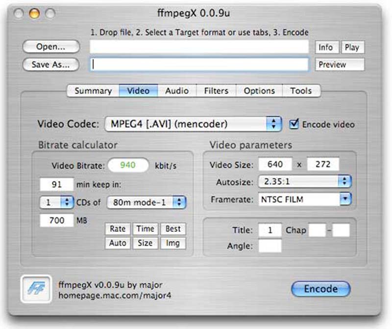Convertisseur vidéo FFmpeg HD
