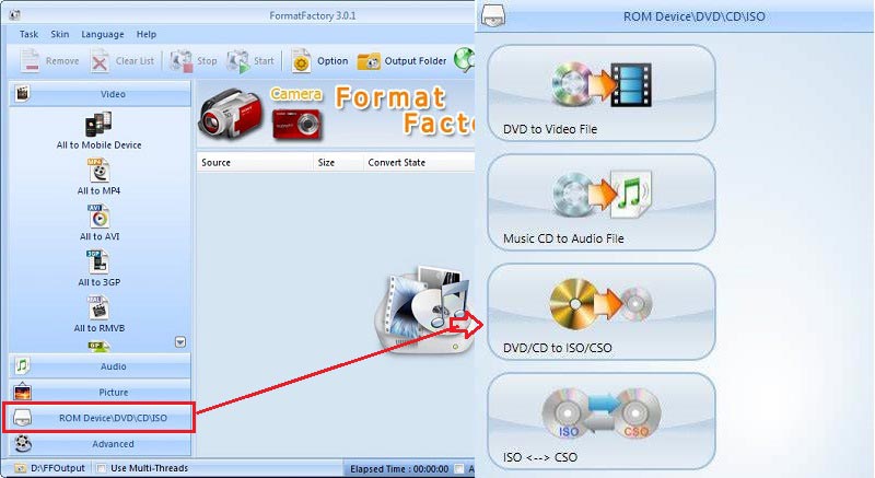 Usine de format