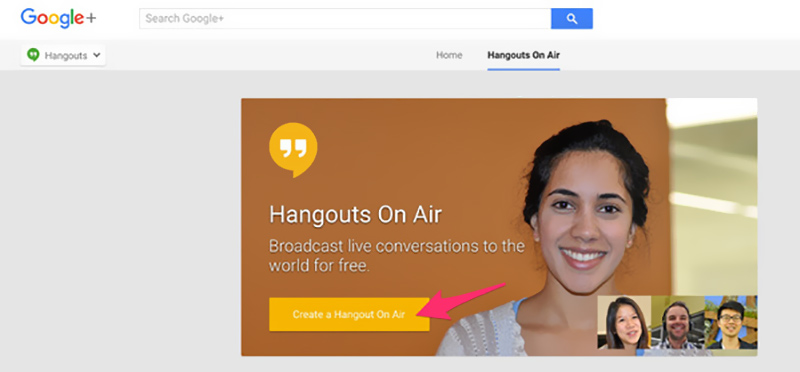 Google Hangouts On Air