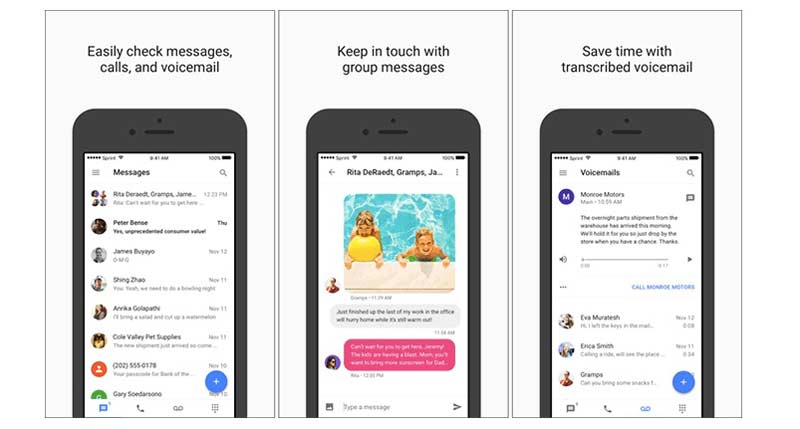 la voix de Google