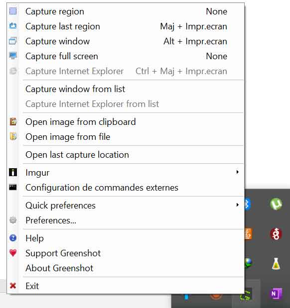 Capturer l'écran avec Greenshot