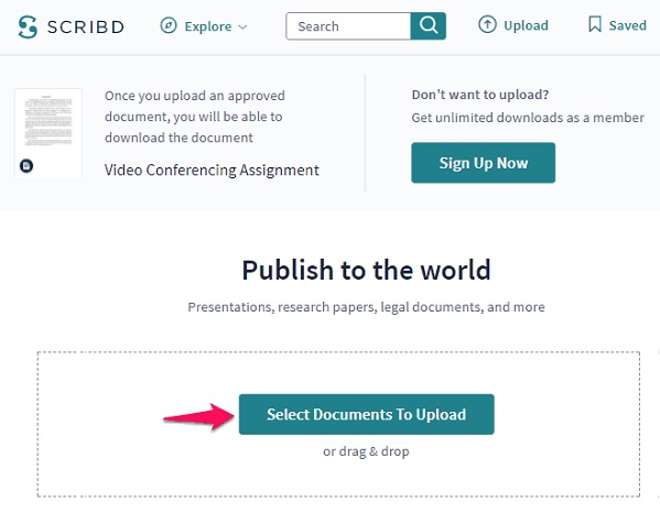 Comment télécharger des documents depuis Scribd