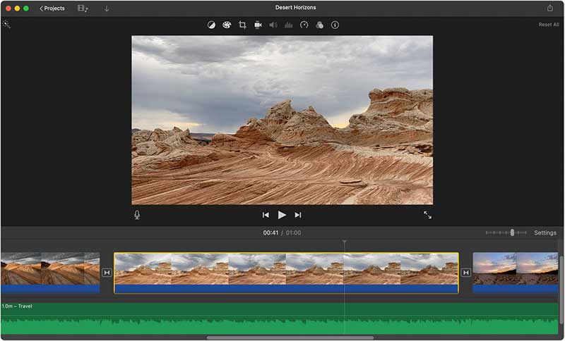 Montage vidéo Mac avec iMovie