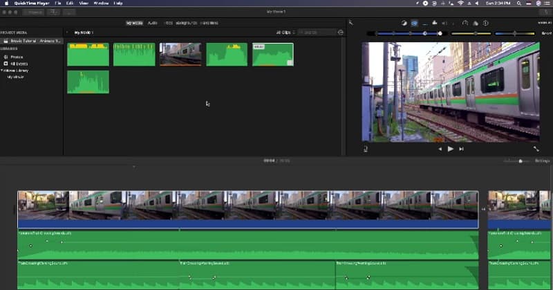 Audio de superposition iMovie