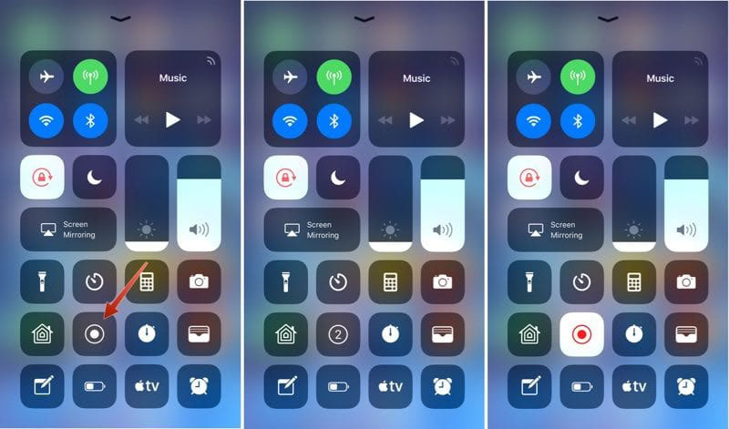 Enregistreur d'écran iOS 11