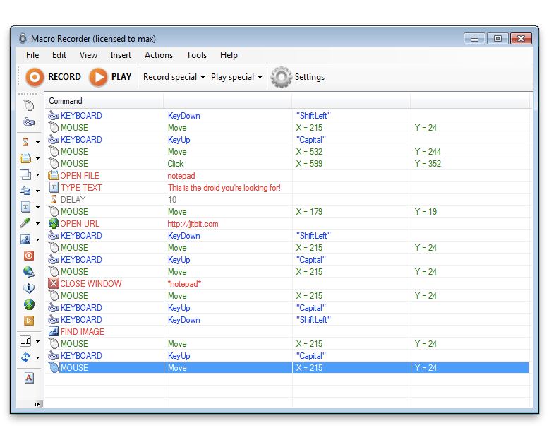 JitBit Macro Recorder