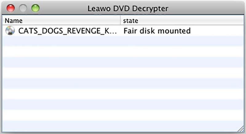 Leawo DVD Decrypter pour Mac