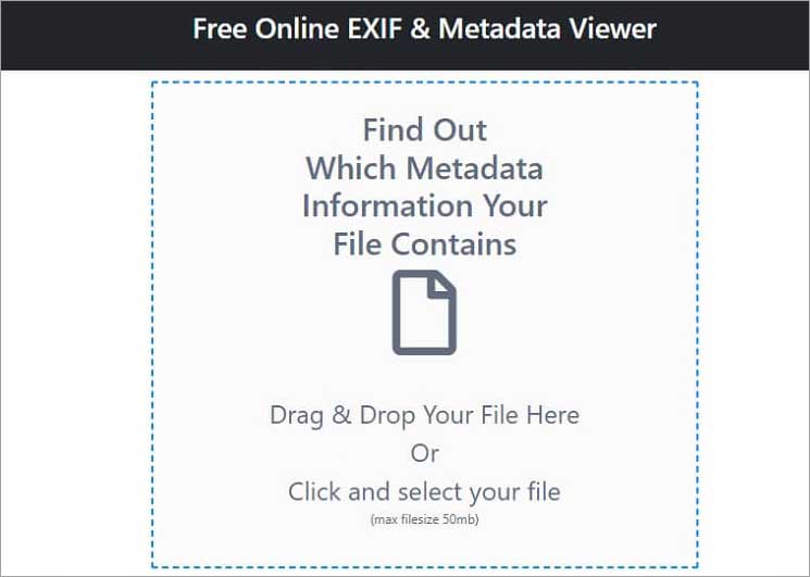 Free Online EXIF & Metadata Viewer