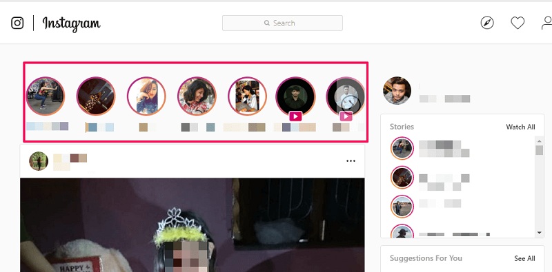Enregistrer des histoires Instagram