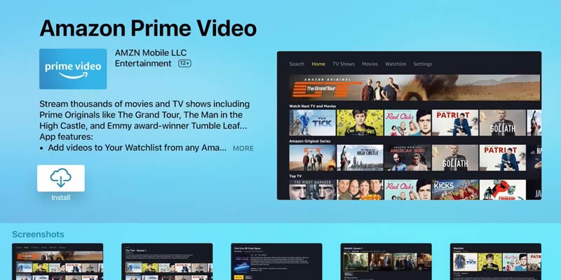 Mettre à jour Amazon Prime Video