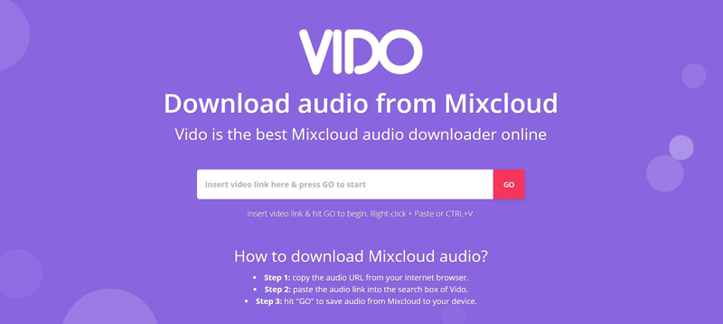 Vido Mixcloud Downloader