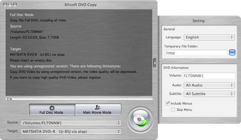 Xilisoft DVD Copy pour Mac