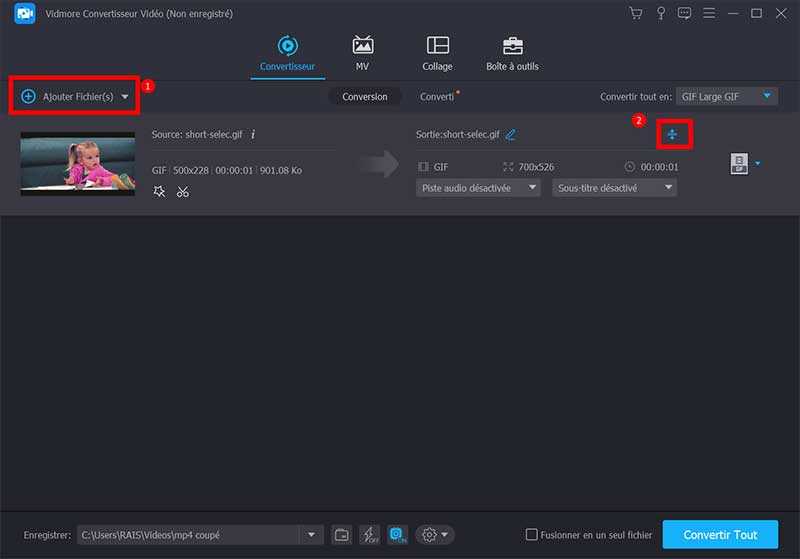 Ajouter un GIF