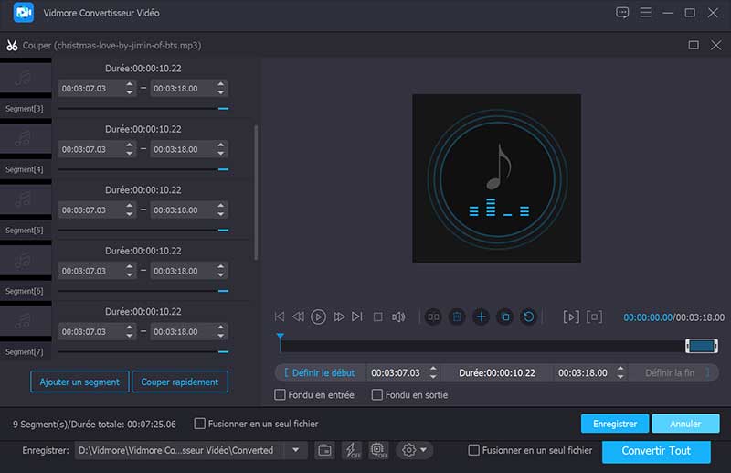 Ajouter des segments