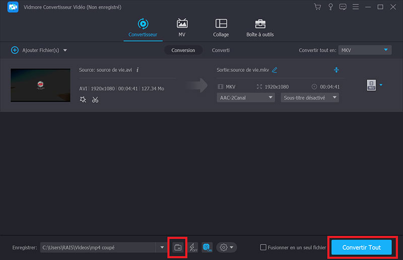 Convertir AVI en MKV