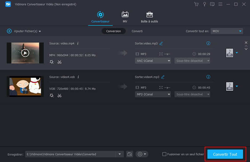 Convertir une vidéo Instagram en MP3