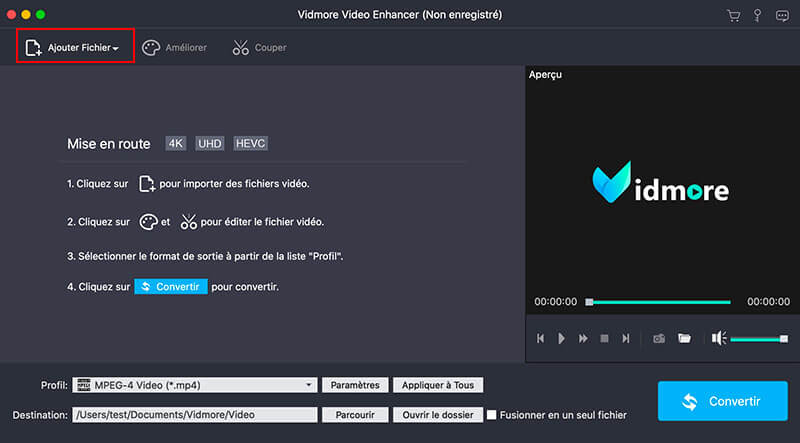 Ajouter le fichier